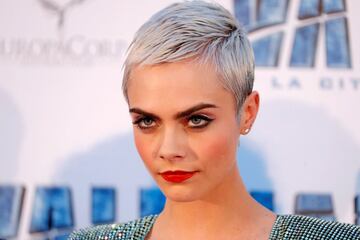 Cara Delevingne en la premiere en París de "Valerian y la ciudad de los mil planetas"