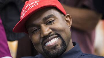 Washington (United States), 11/10/2018.- (FILE) - US entertainer Kanye West speaks during a meeting with US President Donald J. Trump in the Oval Office of the White House in Washington, DC, USA, 11 October 2018 (reissued 05 July 2020). West announced on 