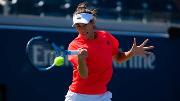 Garbiñe Muguruza reinicia con la ayuda de Anabel Medina