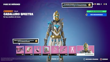 fortnite origenes pase batalla pagina 1