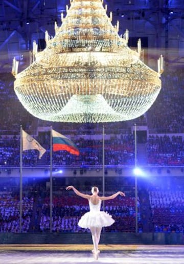 Ceremonia de clausura de los Juego Olímpicos de Invierno de Sochi 2014.