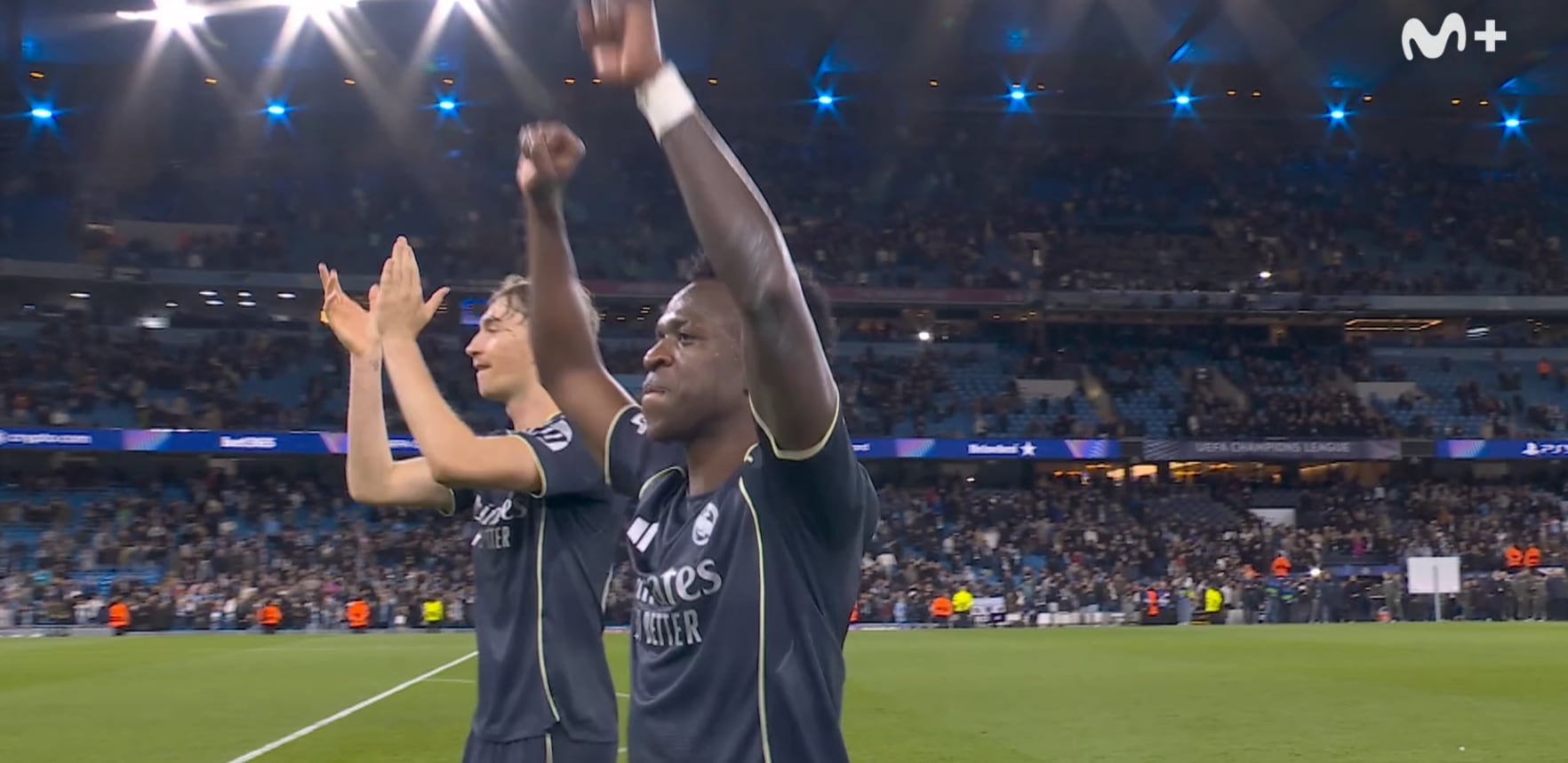 Se fue directo y sin dudarlo: vean a por quién se fue Haaland según terminó el partido