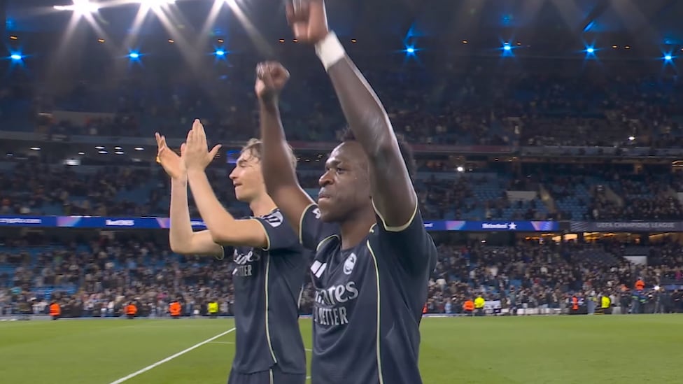 Se fue directo y sin dudarlo: vean a por quién se fue Haaland según terminó el partido