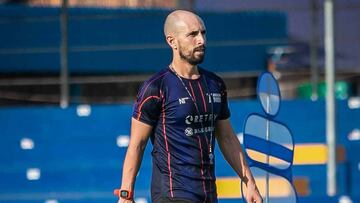 Oriol Mohedano, durante un entrenamiento en Camboya.