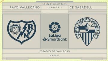 Resumen y goles del Rayo vs. Sabadell de la Liga Smartbank