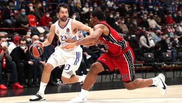 Sergio Llull y Kyle Hines.