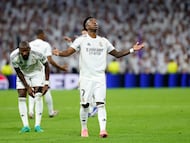 25/02/26 PARTIDO CHAMPIONS LEAGUE
REPESCA DIECISEISAVOS VUELTA
REAL MADRID - BENFICA
SEGUNDO GOL VINICIUS 2-1 ALEGRIA