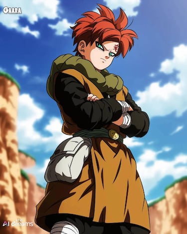 Protagonistas de 'Naruto' al estilo 'Dragon Ball' por una IA