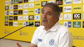 Paco Herrera, entrenador de la UD Las Palmas