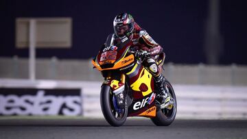 DOHA, 04/04/2021.-El brit&aacute;nico Sam Lowes (Kalex), este domingo durante la carrera de Moto2 del Gran Premio de Motoclismo disputado en Doha.- EFE/Dorna /SOLO USO EDITORIAL/SOLO DISPONIBLE PARA ILUSTRAR LA NOTICIA QUE ACOMPA&Ntilde;A (CR&Eacute;DITO OBLIGATORIO)