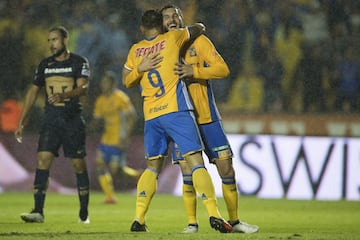 La hegemonía de Tigres sobre Pumas se demostró con esta goleada. Gignac consiguió triplete en el Volcán con global de 7-2.