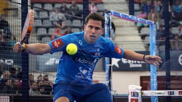 Francisco Navarro, en gran momento de juego.