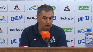 Polilla Da Silva después del partido de América.