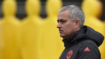 Manchester United's Portuguese manager Jose Mourinho