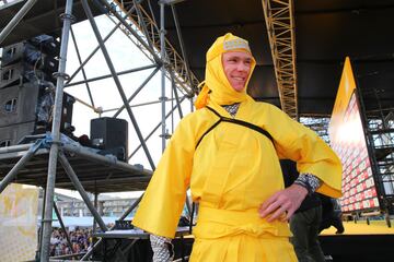 Chris Froome, el ninja amarillo de Saitama