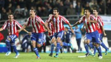 Paraguay festeja en el &uacute;ltimo duelo ante Brasil por Copa Am&eacute;rica. En 2011 eliminaron al campe&oacute;n defensor en penales.