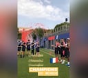 PSG homenajea a sus campeones del mundo