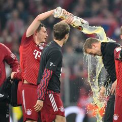 How many consecutive Bundesliga titles have Bayern won?