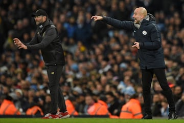 Pep Guardiola y Jurgen Klopp.