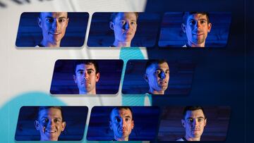 Imagen de la alineaci¨®n del Movistar para el Tour de Francia 2023 con Enric Mas como l¨ªder del equipo.