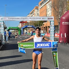 María Pérez, pentacampeona de España con récord