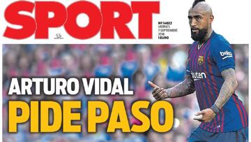 Medio catalán apuesta por más protagonismo para Vidal