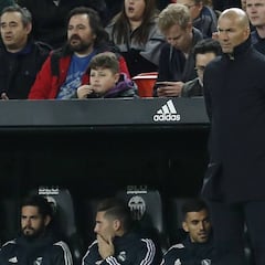 Mestalla no le sienta bien a Zidane