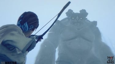 El título inspirado en Shadow of the Colossus, Prey for the Gods, llegará a PC