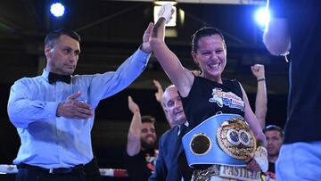 Joana Pastrana, en su ring favorito para defender el Mundial