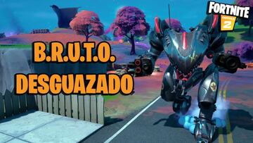 B.R.U.T.O. Desguazado en Fortnite Temporada 8: todas las ubicaciones