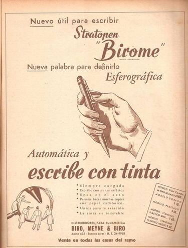 117? aniversario de Ladislao Jos Bir, el inventor del bolgrafo