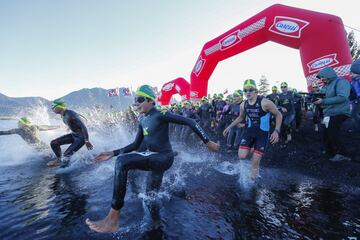 El Carozzi Kids Challenge reunió a cerca de 600 jóvenes y niños, en diversas categorías, desde los 6 hasta los 19 años. Así comienzan 4 días de actividad, que tendrán como espectáculo central el Ironman de Pucón.