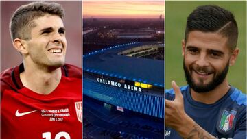 El partido amistoso del 20 de noviembre entre la selección de Estados Unidos y el combinado italiano se jugará en Luminus Arena en Genk, Bélgica.