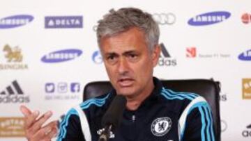 José Mourinho, en rueda de prensa.
