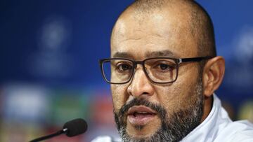 Nuno Espírito Santo durante la rueda de prensa previa al duelo contra la Juventus.