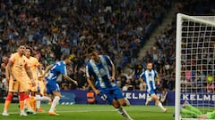 César Montes anotó el primer tanto del Espanyol en el minuto 63 de partido.