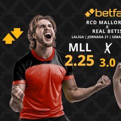 RCD Mallorca vs. Real Betis: horario, dónde ver, pronósticos y clasificación