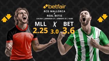 RCD Mallorca vs. Real Betis: horario, dónde ver, pronósticos y clasificación