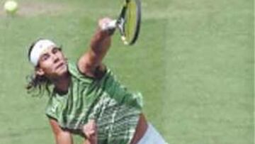 Nadal, en un partido en Londres.