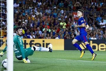 Denis Suárez marcó el quinto gol.