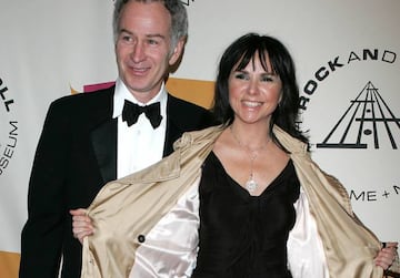 John McEnroe y Patty Smyth.