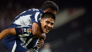 Aldahir Valenzuela celebrates his goal of Monterrey during the match Final between Monterrey U19 and Real Betis U19 as part of Super Copa Monterrey U19 on the road to the 2026 FIFA World Cup, at BBVA Bancomer Stadium on August 02, 2024 in Monterrey, Nuevo Leon, Mexico.