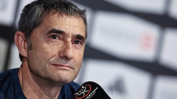 Ernesto Valverde, en la previa de la Supercopa ante el Barcelona.