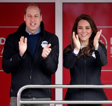 Kate Middleton y el pr&iacute;ncipe Guillermo, recientemente en la marat&oacute;n de Londres