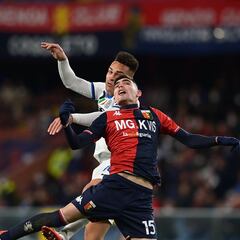 Johan Vásquez con discreta actuación en el Genoa vs Inter