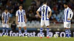 Reyes y Vela por el primer triunfo con la Real Sociedad