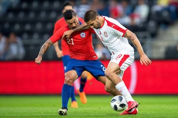 Las mejores imágenes del duelo entre Chile y Serbia en Austria