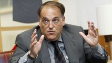 Javier Tebas, presidente de la LFP.