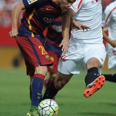 Sevilla-Barcelona en imágenes