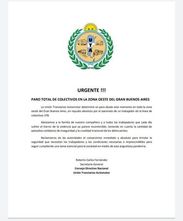 Paro de colectivos en Zona Oeste: ¿qué líneas están de paro y cuáles se adhirieron?